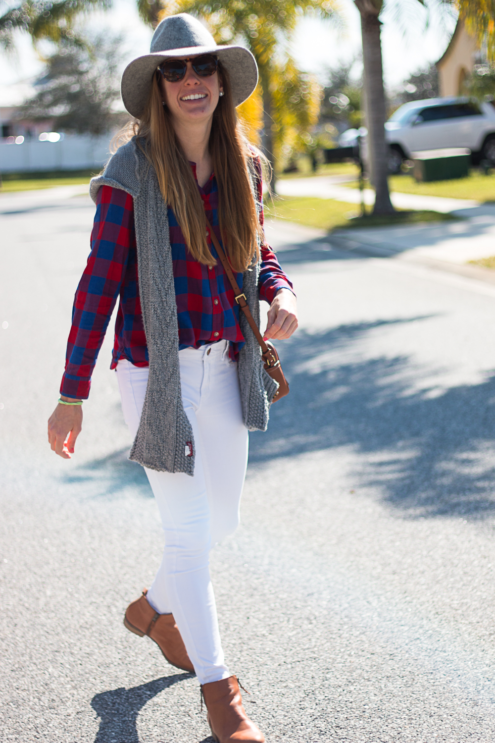 White Jeans and Plaid-6