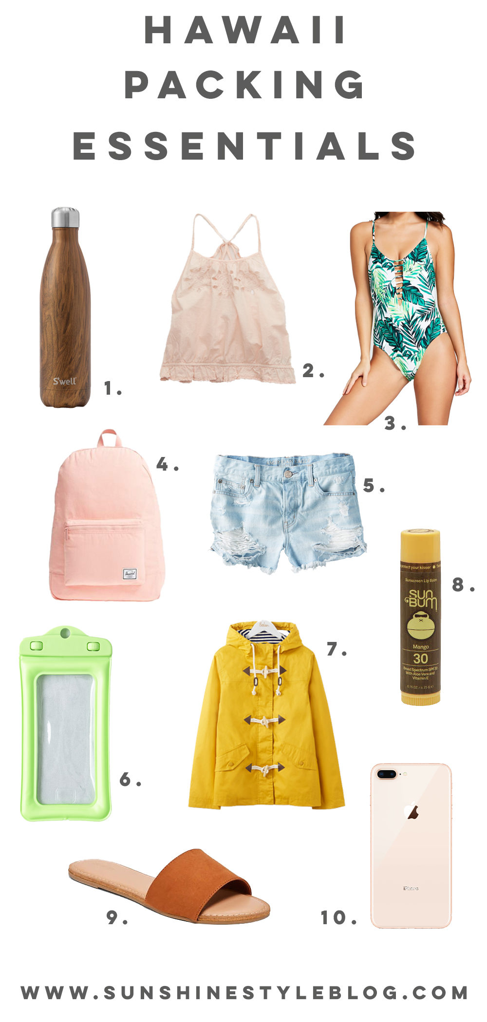 My Top 10 Hawaii Packing Essentials