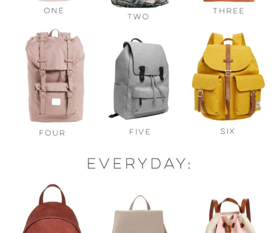 12 Stylish Backpacks for Travel and Everyday - Includes My Fav Backpack Brands from Herschel, Target, ShopBop, and Everlane