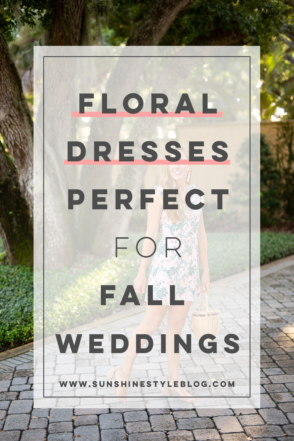 Floral Dresses Perfect for Fall Weddings | Sunshine Style