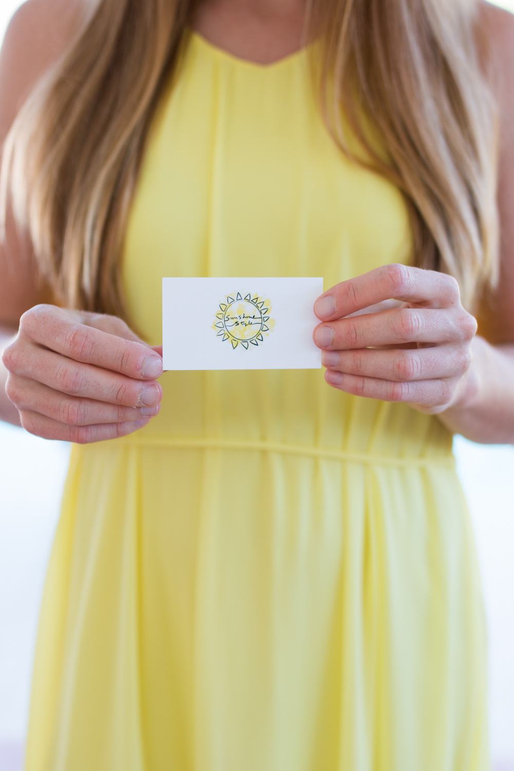 Why Customized Business Cards Are Still Important for Bloggers / Blog to Business / Basic Invite Customized Business Cards - Sunshine Style