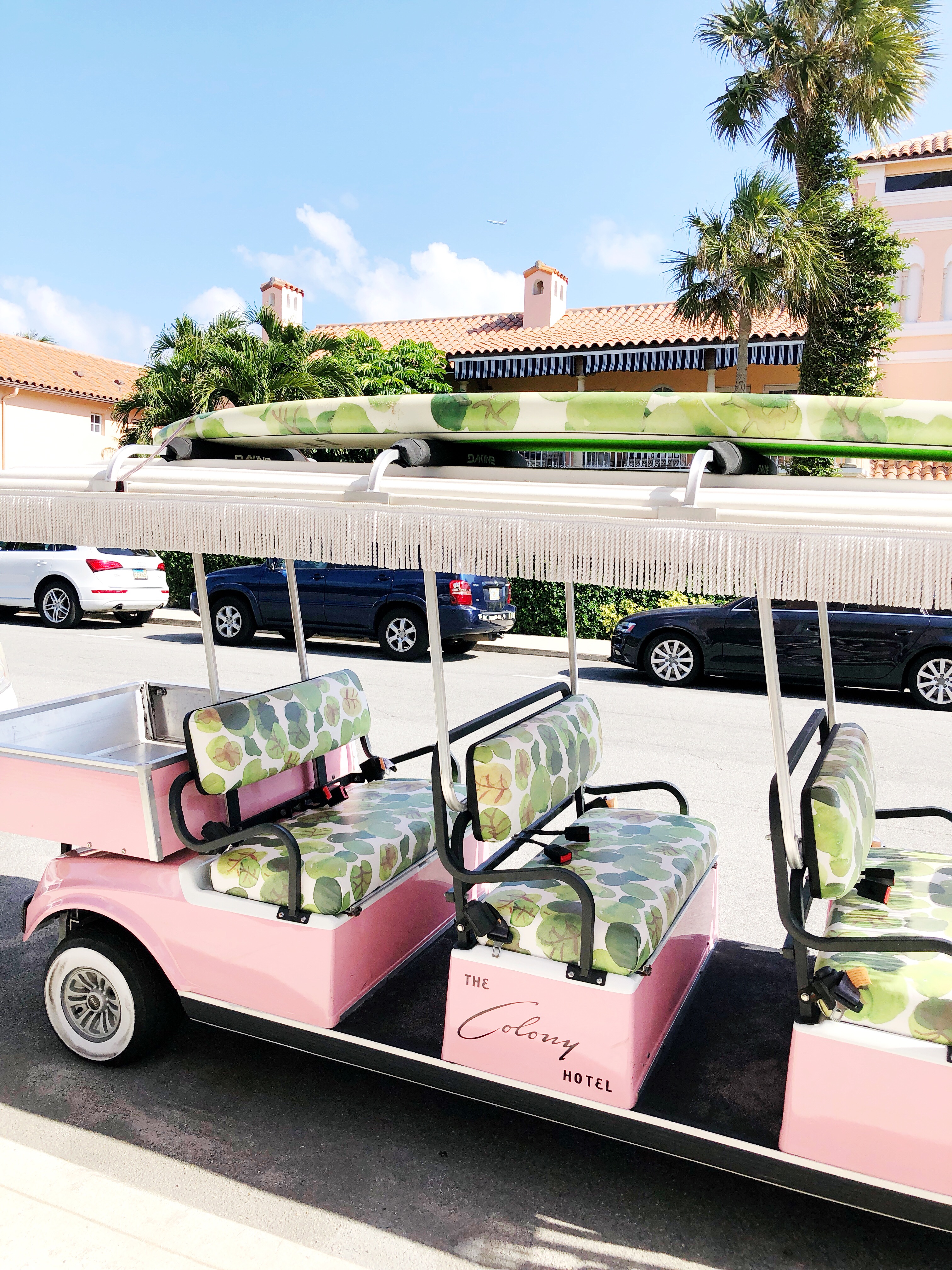 The Colony Hotel Golf Cart Palm Beach, Florida / West Palm Beach, Florida / Coastal and Beach Town - Sunshine Style