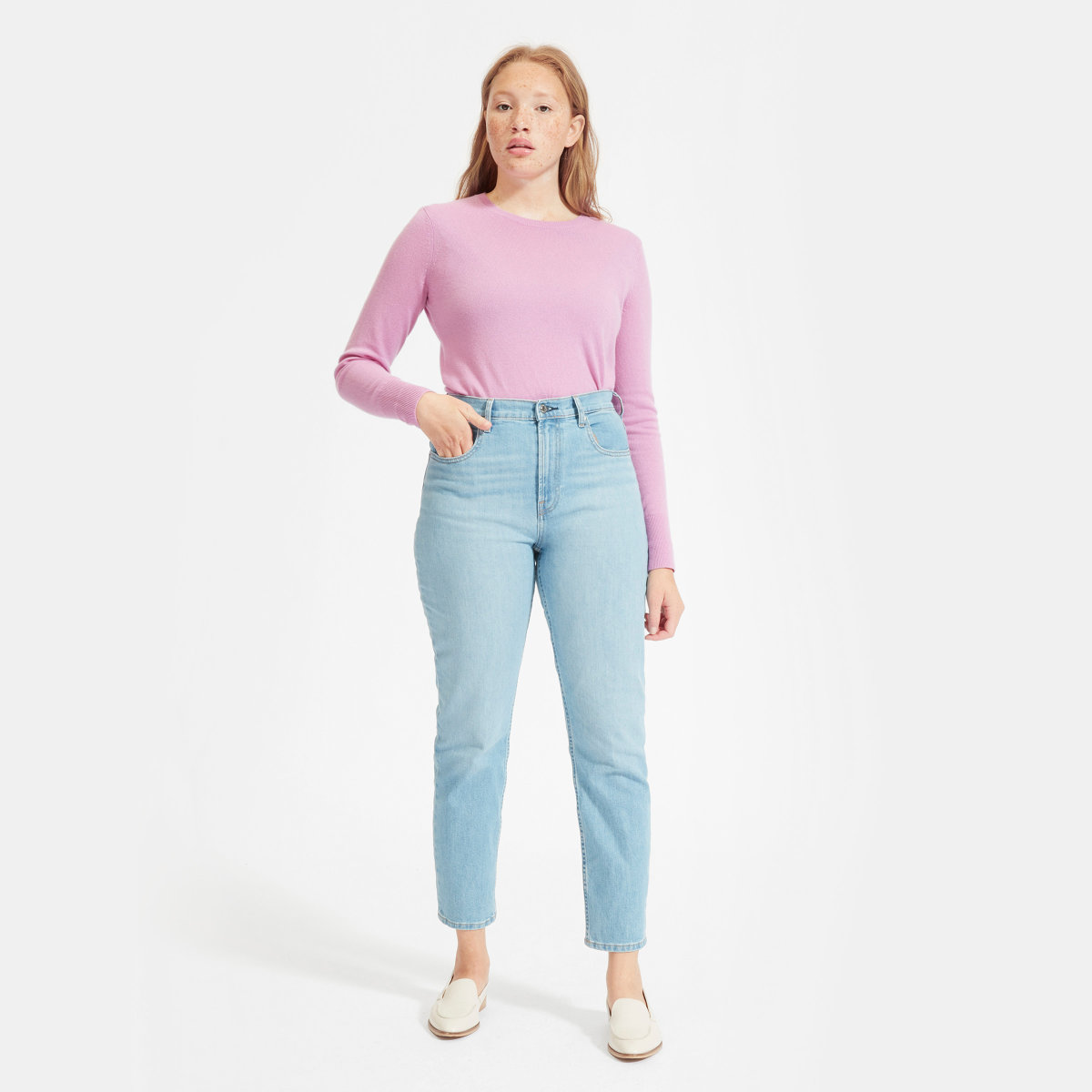 Everlane Choose What You Pay / Cashmere Crew Sweater - Sunshine Style, A Florida Based Fashion Blog