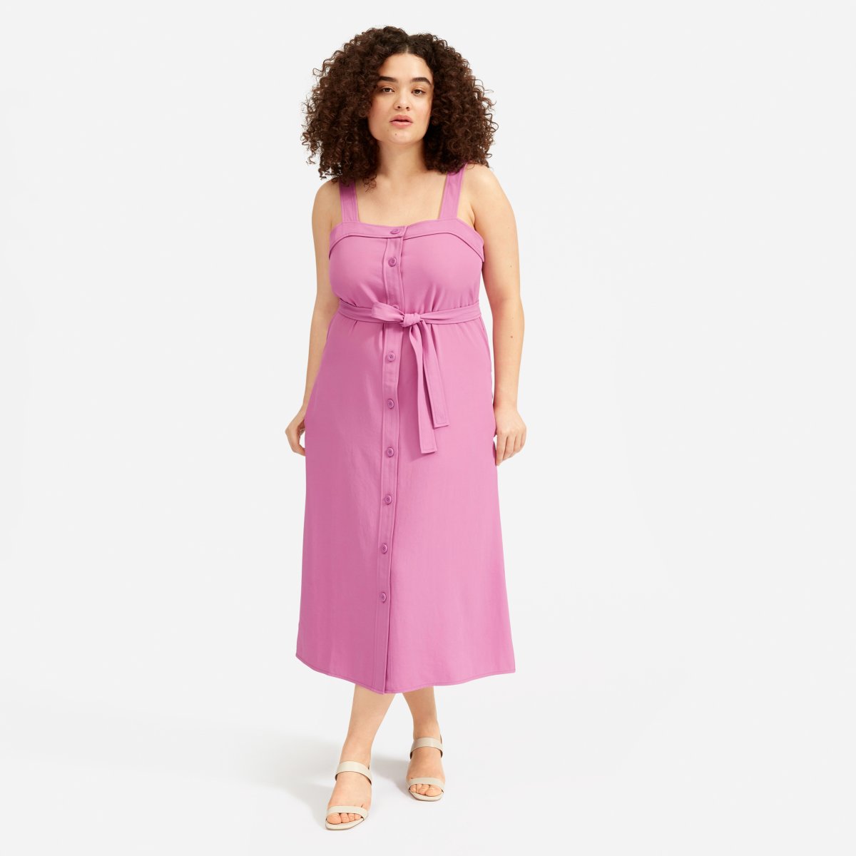 Everlane Choose What You Pay / Magenta Dress - Sunshine Style, A Florida Based Fashion Blog