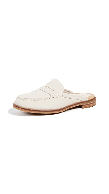 Sperry White Backless Loafer - Sunshine Style