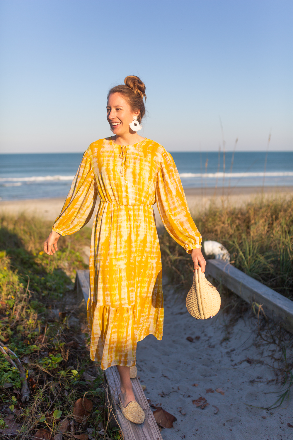 Bright Spring Dresses for Everyday / Yellow Spring Dresses / Bright Dresses to Add Happiness To Your Day / Spring Dress Inspiration / What to Wear on a Tropical Vacation - Sunshine Style, A Florida Fashion and Lifestyle Blog by Katie