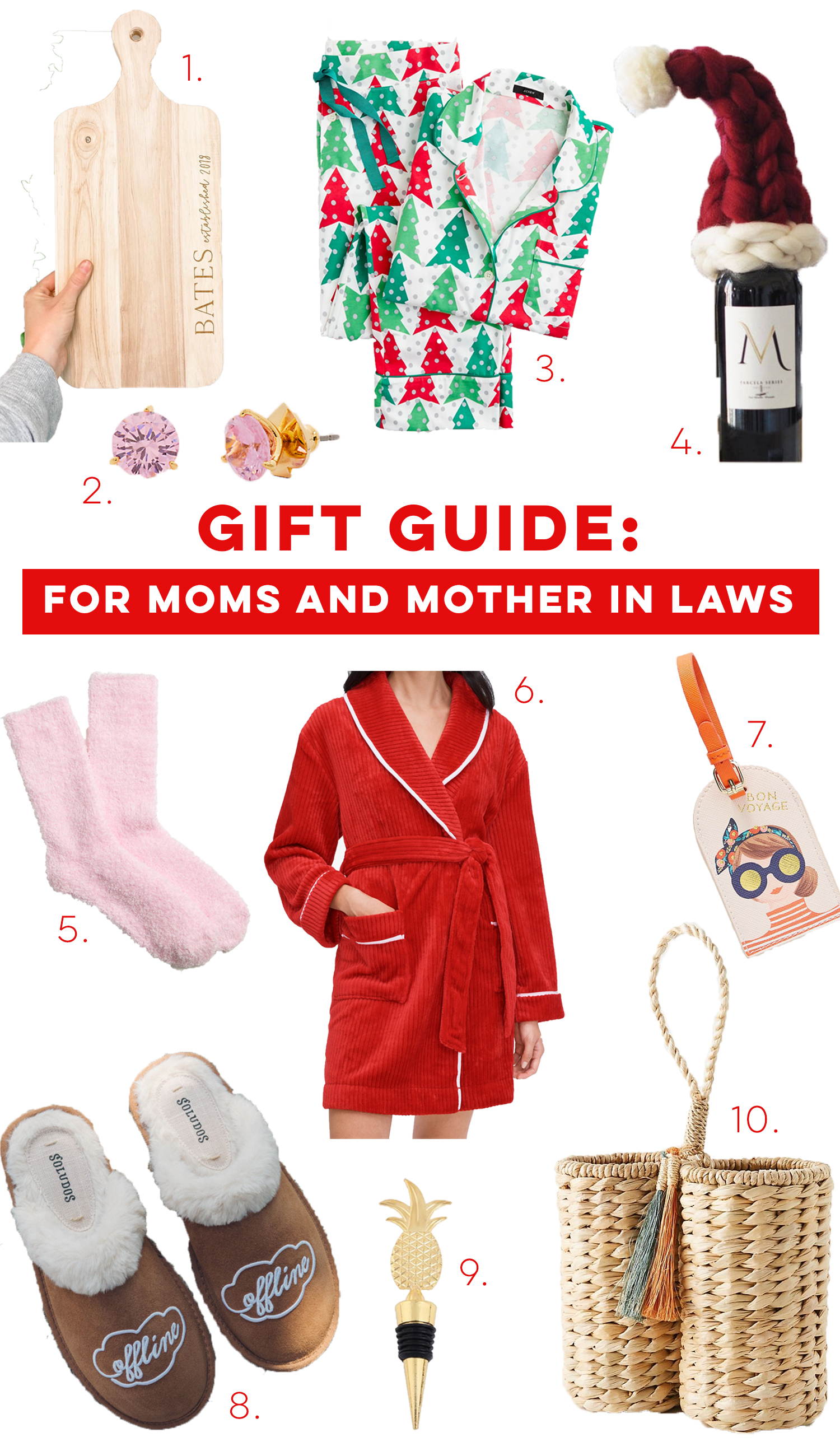 Gift Guide for Moms and Mother in Laws / Mother in Law Gifts / Gifts for Moms / Holiday Gift Guide for Her / Matching Pajama Set - Sunshine Style , A Florida Based Fashion and Lifestyle Blog